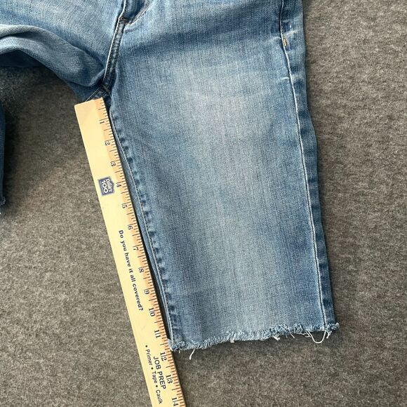 KUT From The Kloth Jeans Womens Sz 4 Catherine Boyfriend Med Wash Altered-Shorts - Picture 13 of 13